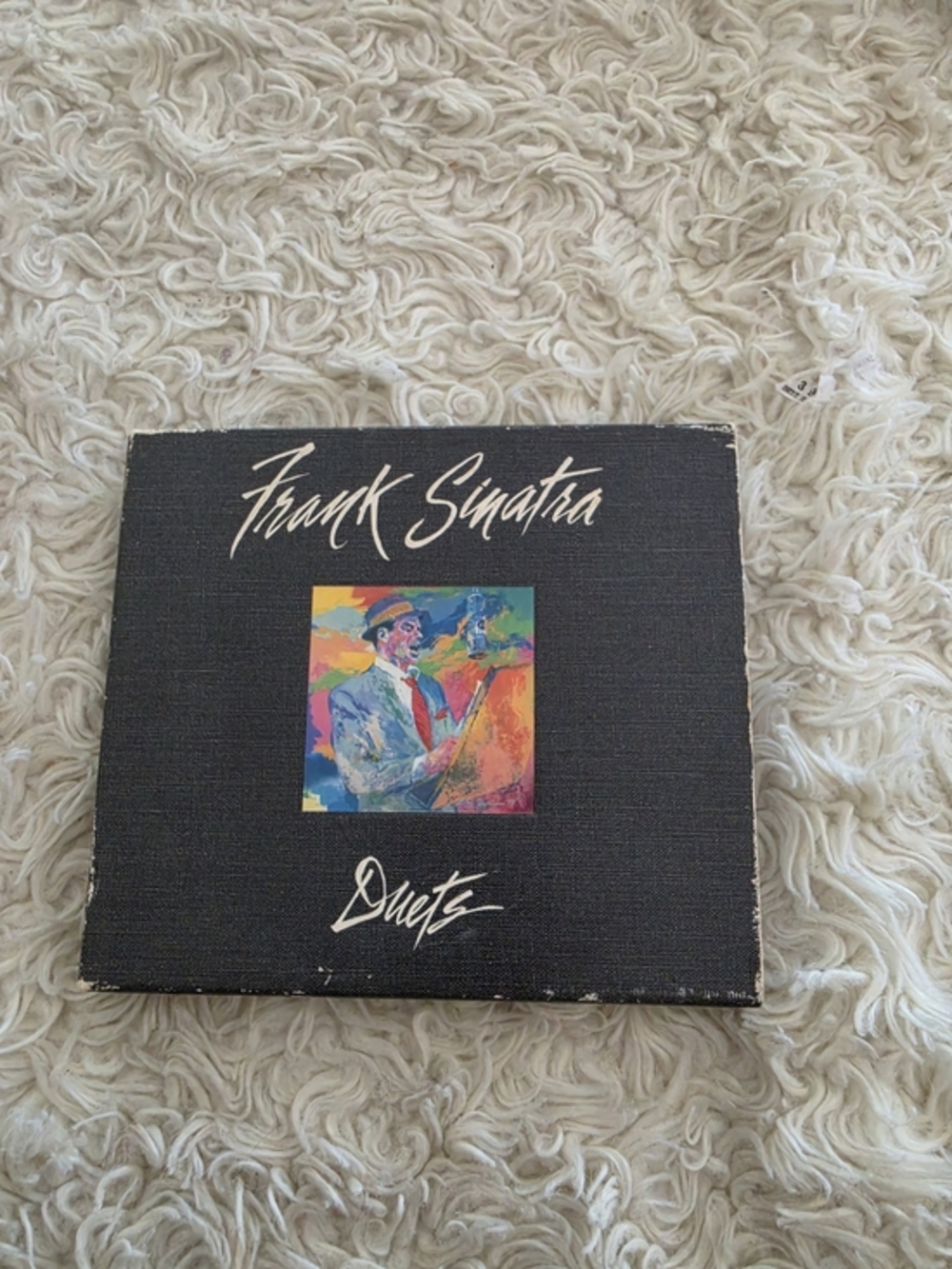 Frank‎ Sinatra "Duets" Vinyl Album - Black Cover with Colorful Artwork